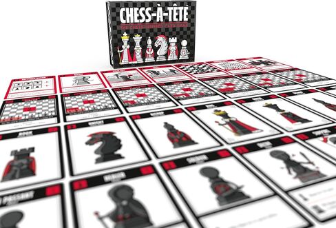 Chess-à-Tête – 2 Player Strategy Card Game for Adults & Teens | Chess-Inspired Tactical Battles | Fast, Portable, Easy to Learn in Saudi Arabia