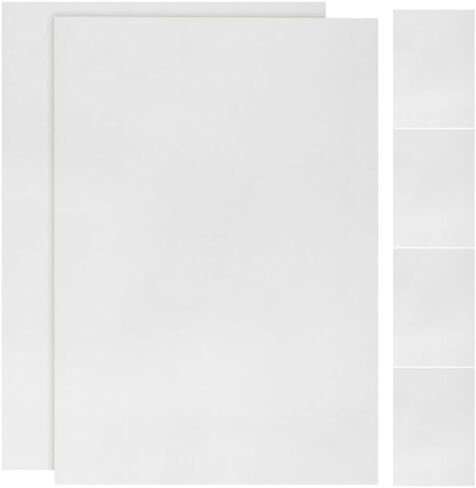 6 قطع من أوراق SEWACC المتوهجة في الظلام المنكمشة بالحرارة، أوراق حرفية لامعة قابلة للانكماش مقاس 7.86 × 5.70 بوصة، ورق منكمش بلاستيكي للفنون والحرف اليدوية in Kuwait