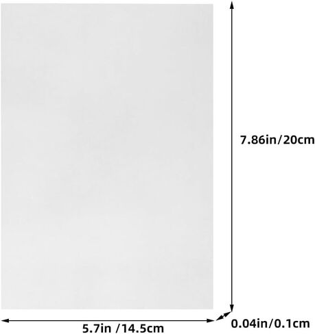 6 قطع من أوراق SEWACC المتوهجة في الظلام المنكمشة بالحرارة، أوراق حرفية لامعة قابلة للانكماش مقاس 7.86 × 5.70 بوصة، ورق منكمش بلاستيكي للفنون والحرف اليدوية in Kuwait
