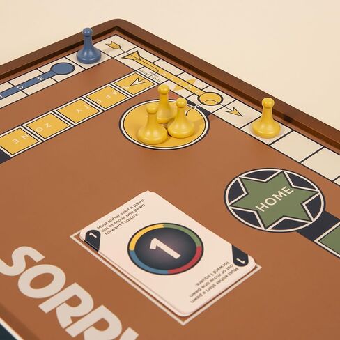 مجموعة ألعاب متميزة 3 في 1 من WS Game Company، مونوبولي، آسف!، منقلة مع لوح خشبي قابل للعكس، وحدة تخزين مدمجة، ألعاب لوحية لليالي العائلة والأطفال والكبار in Saudi Arabia