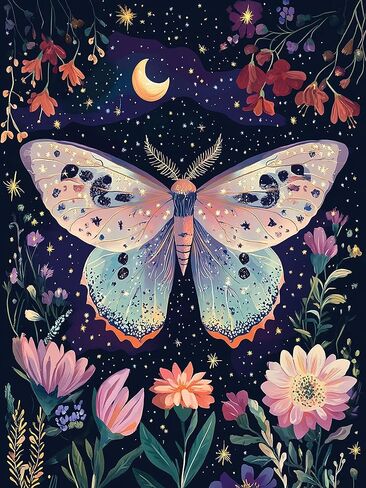 مجموعات الفن الماسي croshom للبالغين، مجموعات الرسم الماسي على شكل فراشة للبالغين، طقم الرسم الفني الماسي للبالغين، 5D DIY الكامل للحرف اليدوية للهدايا، ديكور جدار المنزل 11.8 بوصة × 15.7 بوصة in Kuwait