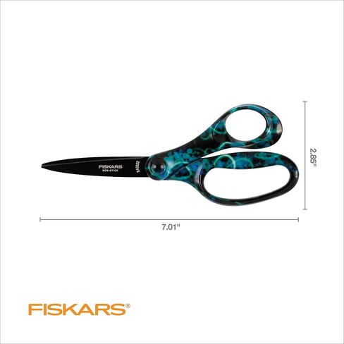 Fiskars® Student Designer Non-stick Scissors, Neon Swirls (7 in.) - 2023 in Saudi Arabia