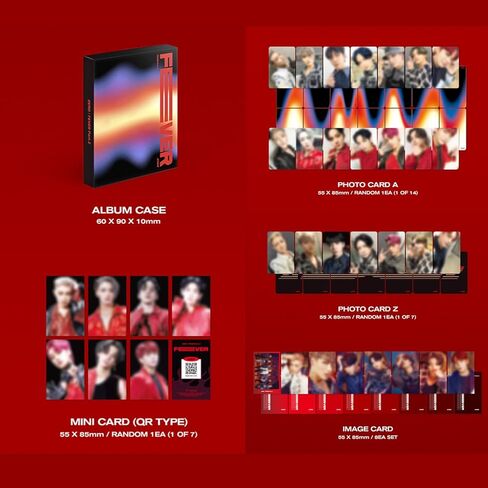 [ZERO : FEVER Part.2] (PLATFORM - A Ver.) Album Case + Mini Card(QR Type) + Photo Card A + Photo Card Z + Image Card + 2 Pin Badges + 4 Extra Photocards in Saudi Arabia