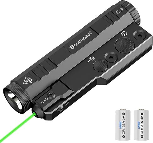 TOUGHSOUL Mlok Tactical Flashlight, 1450 Lumen Max Mlok Mounted Rifle Ar Light with Momentary Strobe Function Battery Included in Saudi Arabia