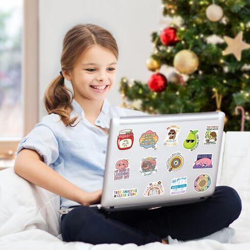 200PCS ABA Stickers for Kids Therapists, Applied Behavior Analysis Stickers for Water Bottle Laptop, Waterproof Vinyl ABA Decals for Class Rewards Office Decor in Kuwait