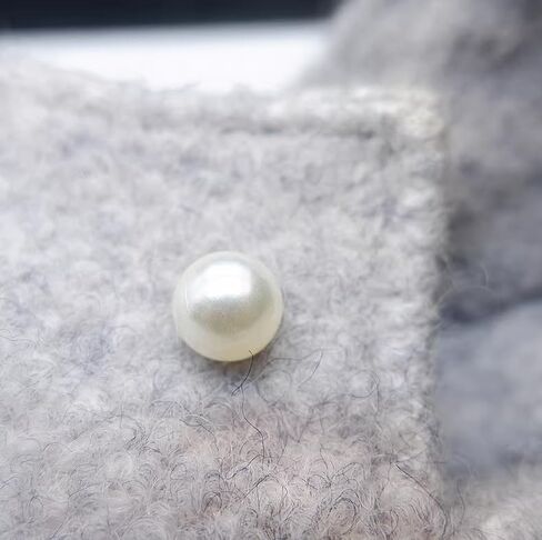 10Pcs 12MM White No Sew Pearl Buttons Reusable Removable Decorative Pins Crafts Brooch Button for Shirt Dress Sweaters Shawl Decorations DIY Crafts in Saudi Arabia