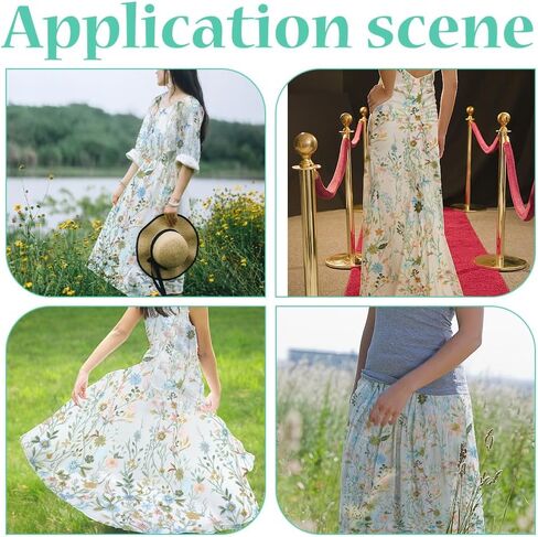 WEBEEDY 1 Yard Colorful Floral Embroidery Lace Fabric by The Yard 51 Inch Wide Soft Polyester Tulle Mesh Material for Wedding Dresses Skirts Party Decorations Christmas Home DIY Crafts in Saudi Arabia