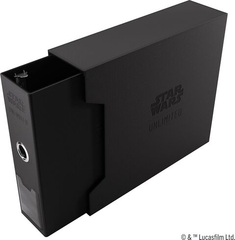 Star Wars: Unlimited Premium Cardport XL - حافظة حلقية منزلقة تحتوي على 24 جيبًا، تخزين مرخص رسميًا لمجموعة Masterset، سطح Hexafyber وتصميم قابل للتكديس، مصنوع بواسطة Gamegenic in Kuwait