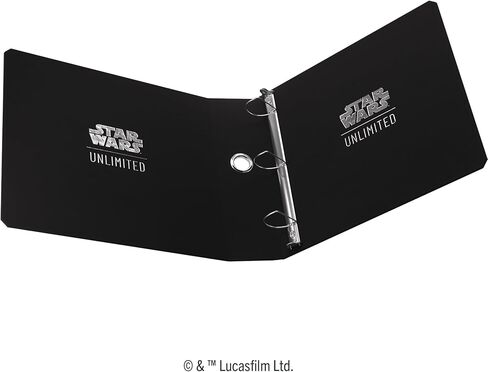 Star Wars: Unlimited Premium Cardport XL - حافظة حلقية منزلقة تحتوي على 24 جيبًا، تخزين مرخص رسميًا لمجموعة Masterset، سطح Hexafyber وتصميم قابل للتكديس، مصنوع بواسطة Gamegenic in Kuwait