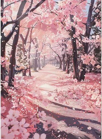 GEMOUJ Forest Waterfall Diamond Art Kits for Adults,Waterfall Landscape 5D Diamond Painting Kits for Adults,DIY Full Drill Round Paint by Diamonds Dot Art Crafts Paintings,Home Wall Decor 12 X 16inch in Saudi Arabia