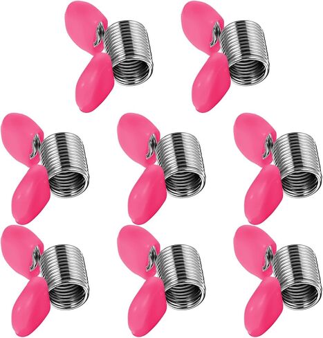 8Pcs Bead Stop, Spring Bead Clamps for Jewelry Making Creative Wire Ends Beaded Clip Jewelry Making Tool to Prevent Beads from Falling for Handmade Bracelets and Necklace in Saudi Arabia