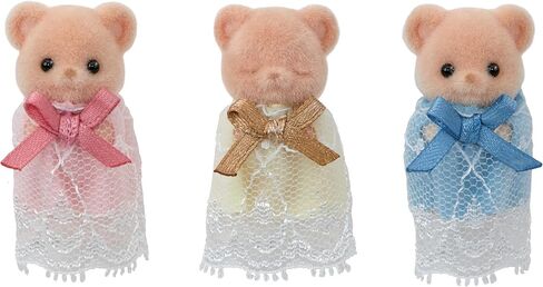 Sylvanian Families Epoch Biscuit Bears Mitsugo Chan Healthy Set, FS-63 ST Mark Certified, for Ages 3 and Up, Toy, Dollhouse in Saudi Arabia