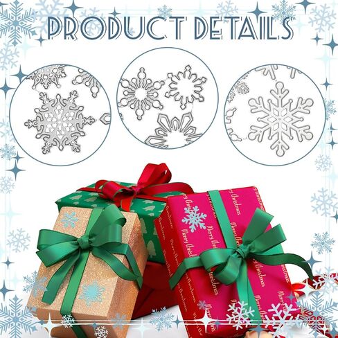 Festival Snow Curl Dies for Card Making, Winter Snow Punching, DIY Photo Album Decorations (11 Shapes) in Saudi Arabia