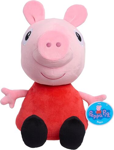 Peppa Pig 2 lb Weighted Large Plush, 12-inch Stuffed Animal, Kids Toys for Ages 2 Up by Just Play in Saudi Arabia