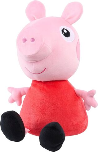 Peppa Pig 2 lb Weighted Large Plush, 12-inch Stuffed Animal, Kids Toys for Ages 2 Up by Just Play in Saudi Arabia