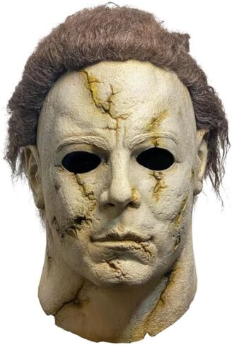 Trick Or Treat Studios Halloween Rob Zombie Michael Myers Cracked Mask | Horror Movie Masks in Saudi Arabia