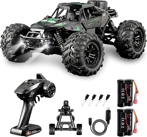 Fast Remote Control Car, RC Cars 1:16 4WD High Speed Motor for Adults 30+KPH 2.4GHz Remote Control with No Delay Off Road RC Truck All Terrains RC Cars for Professional Enthusiast in Saudi Arabia