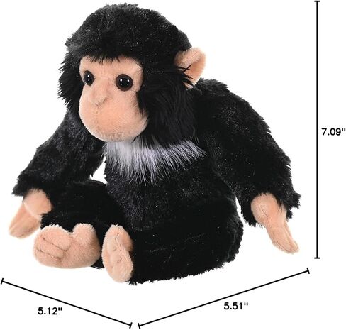 Wild Republic Chimp Baby Plush, Stuffed Animal, Plush Toy, Gifts For Kids, Cuddlekins 8 Inches in Saudi Arabia