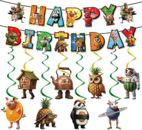 Thirty Flirty and Thriving Decorations - 10PCS 30 Flirty and Thriving Banners with Hanging Swirls Birthday Decoration Talk 30 to Me Bday Decor Supplies for 30th Women in Kuwait