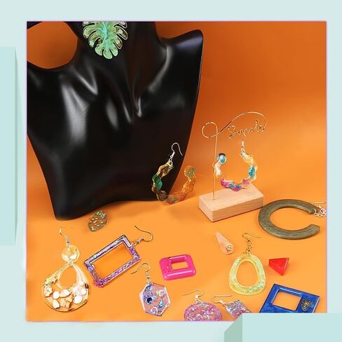 2 Pieces Resin Jewelry Molds Geometric Epoxy Resin Molds Jewelry Making Gift Supplies DIY Craft Necklace Pendant in Saudi Arabia