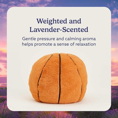 warmies Microwavable & Weighted Stuffed Animals, Basketball - Heated Stuffed Animal Plushie for Warmth & Comfort - Cute Soft Plush Toys for Adults & Children (Boys, Girls, Babies & Toddlers) in Saudi Arabia