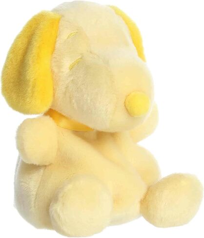 Aurora® Adorable Peanuts® Snoopy Color Collection Palm Pals™ Stuffed Animal - Officially Licensed Toys for All Snoopy Fans - Nostalgic Gift for Adults and Birthday Celebrations - Yellow 5 Inches in Saudi Arabia