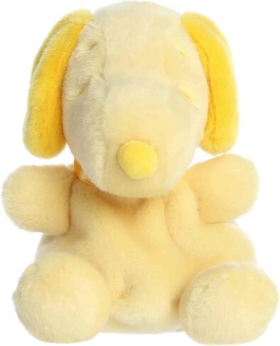 Aurora® Adorable Peanuts® Snoopy Color Collection Palm Pals™ Stuffed Animal - Officially Licensed Toys for All Snoopy Fans - Nostalgic Gift for Adults and Birthday Celebrations - Yellow 5 Inches in Saudi Arabia