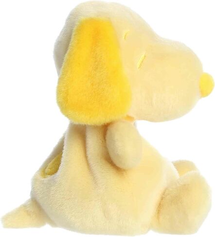 Aurora® Adorable Peanuts® Snoopy Color Collection Palm Pals™ Stuffed Animal - Officially Licensed Toys for All Snoopy Fans - Nostalgic Gift for Adults and Birthday Celebrations - Yellow 5 Inches in Saudi Arabia