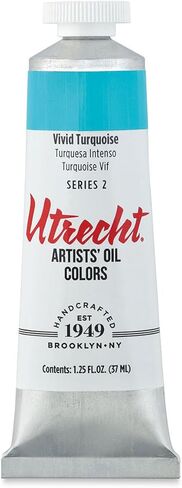 Utrecht Artists' Oil Paint - Vivid Turquoise Deep, 37 ml, Tube in Saudi Arabia