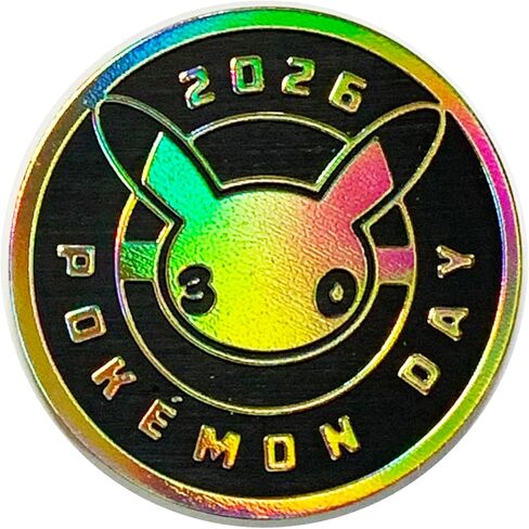 Pokemon Day 2026 - Exclusive Plastic Coin - Pikachu - Metalic Foil in Saudi Arabia