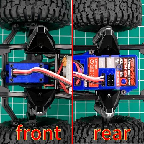 RCLIONS RC برج الصدمات الأطواق جبل أمامي/خلفي ل TRX4M K10 F150 1/18th RC الزاحف سيارة ترقيات جزء in Saudi Arabia