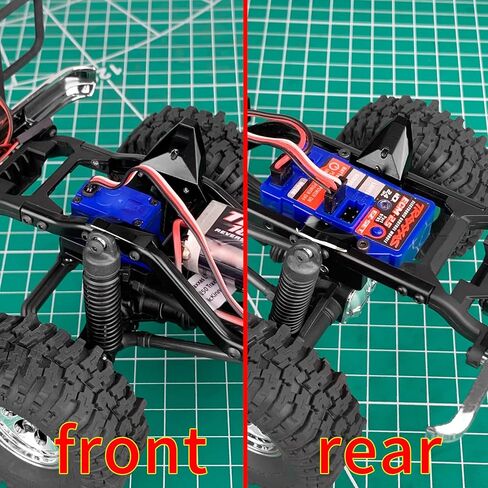 RCLIONS RC برج الصدمات الأطواق جبل أمامي/خلفي ل TRX4M K10 F150 1/18th RC الزاحف سيارة ترقيات جزء in Saudi Arabia