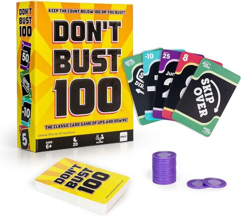 Continuum Games Don't Bust 100 لعبة لوحية عائلية لـ 3-6 لاعبين من سن 6 سنوات فما فوق in Saudi Arabia