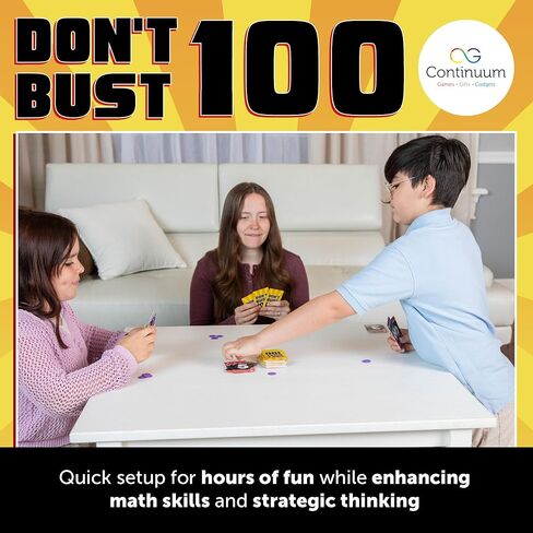 Continuum Games Don't Bust 100 لعبة لوحية عائلية لـ 3-6 لاعبين من سن 6 سنوات فما فوق in Saudi Arabia