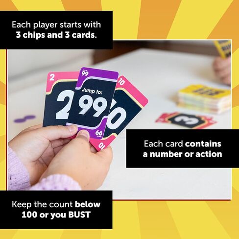 Continuum Games Don't Bust 100 لعبة لوحية عائلية لـ 3-6 لاعبين من سن 6 سنوات فما فوق in Saudi Arabia