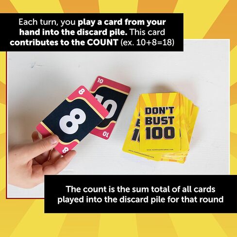 Continuum Games Don't Bust 100 لعبة لوحية عائلية لـ 3-6 لاعبين من سن 6 سنوات فما فوق in Saudi Arabia