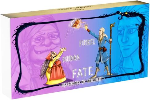 Fryx Games، Fate Sindra & Finkel - Fate Defenders of Grimheim Expansion - من 1 إلى 4 لاعبين، للأعمار من 14 عامًا فما فوق in Saudi Arabia