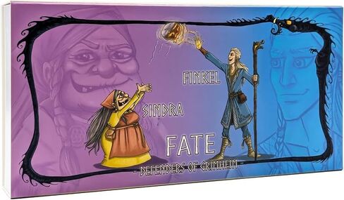Fryx Games، Fate Sindra & Finkel - Fate Defenders of Grimheim Expansion - من 1 إلى 4 لاعبين، للأعمار من 14 عامًا فما فوق in Saudi Arabia