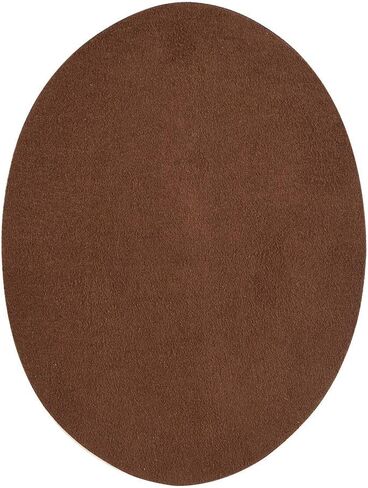 10 Pack Oval Shape PU Leather Patch Repair Sewing Elbow Knee Patches Clothing Accessories, Black Light Gray Dark Blue Brown Dark Brown, for Clothing Trousers Bags in Saudi Arabia