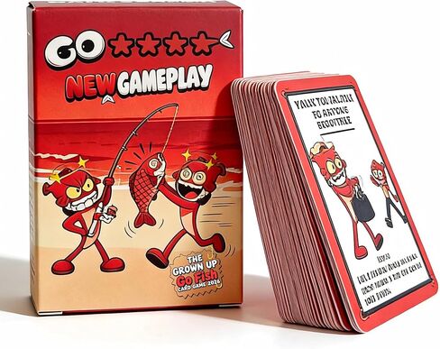 The Grown Up Go Fish! | 2026 New Gameplay Version – Themed Party Game for Adults, Interactive Fun for 2+ Players, Perfect Gag Gift for Friends & Family Game Night | 10 Special Skill/Trap Cards in Saudi Arabia