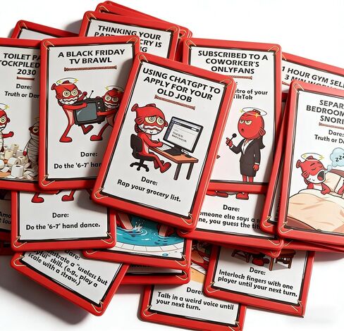 The Grown Up Go Fish! | 2026 New Gameplay Version – Themed Party Game for Adults, Interactive Fun for 2+ Players, Perfect Gag Gift for Friends & Family Game Night | 10 Special Skill/Trap Cards in Saudi Arabia