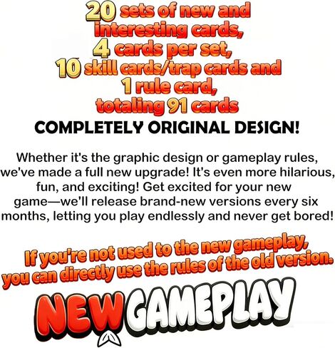 The Grown Up Go Fish! | 2026 New Gameplay Version – Themed Party Game for Adults, Interactive Fun for 2+ Players, Perfect Gag Gift for Friends & Family Game Night | 10 Special Skill/Trap Cards in Saudi Arabia