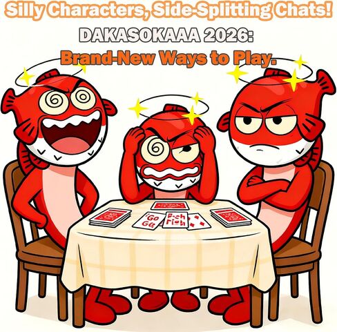 The Grown Up Go Fish! | 2026 New Gameplay Version – Themed Party Game for Adults, Interactive Fun for 2+ Players, Perfect Gag Gift for Friends & Family Game Night | 10 Special Skill/Trap Cards in Saudi Arabia