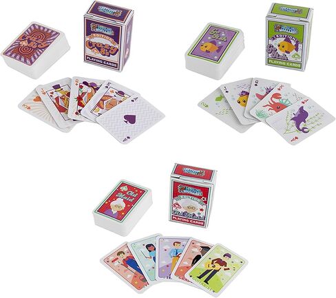 World's Smallest Mini Travel Card Games Bundle Set of 3 Crazy 8's - Old Maid - Go Fish in Kuwait