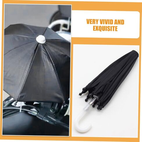 Garneck Dollhouse Mini Rain Umbrella Miniature Decorative Umbrella for Dollhouse Miniature Items in Saudi Arabia