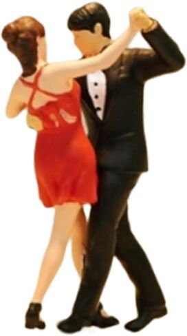 DYNWAVE 1/64 Scale Figures for Wedding Decor, Miniature People for Diorama Settings, Dance in Saudi Arabia