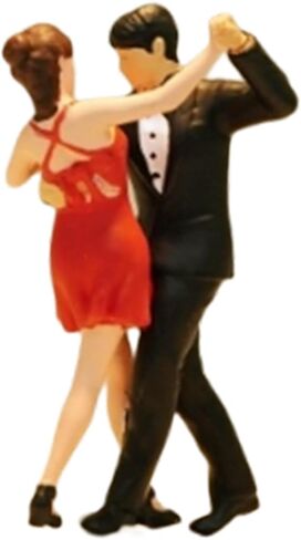 DYNWAVE 1/64 Scale Figures for Wedding Decor, Miniature People for Diorama Settings, Dance in Saudi Arabia