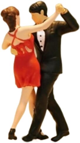 DYNWAVE 1/64 Scale Figures for Wedding Decor, Miniature People for Diorama Settings, Dance in Saudi Arabia