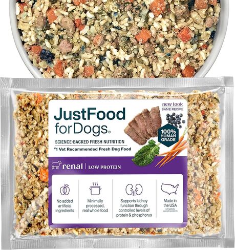 JustFoodForDogs Metabolic Dog Food, Fresh Frozen, RX, Vet Recommended 18 oz (Pack of 7) in Kuwait