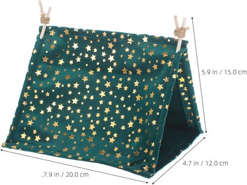 Miniature Tent Model for Dollhouse Camping Decor Small Polyester Camping Tent Table Landscaping Fairy Dollhouse Accessories 7.87X5.90X4.72In in Kuwait